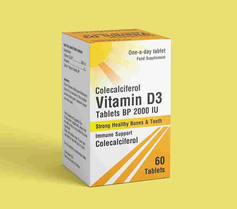 Colecalciferol Vitamin D3 Tablets BP 2000 IU